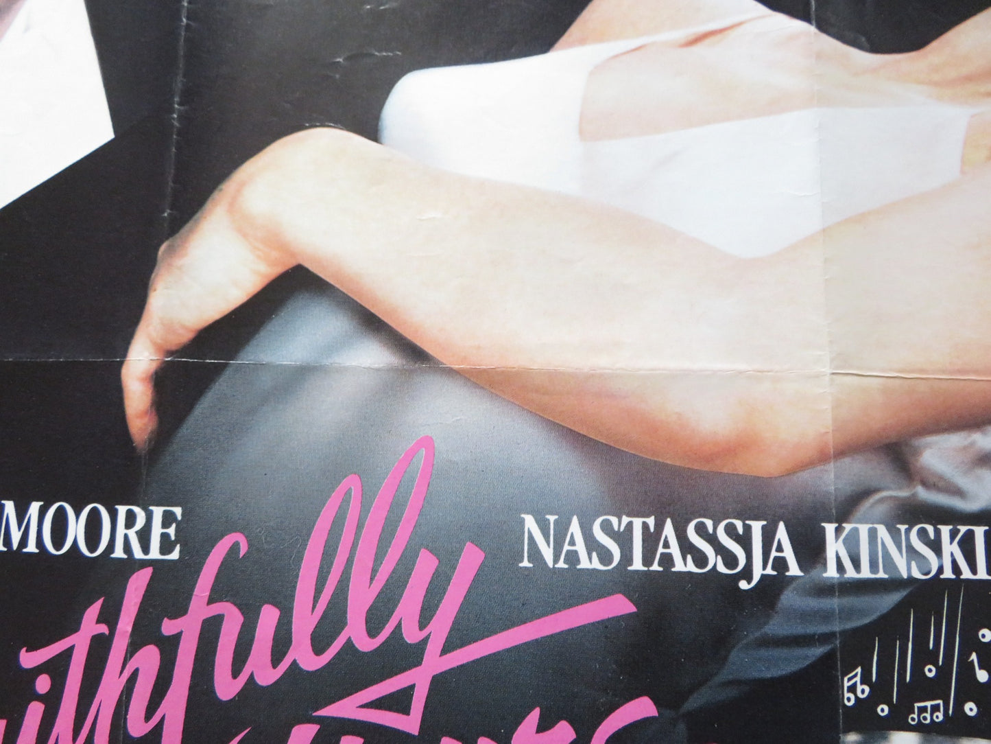 UNFAITHFULLY YOURS UK QUAD ROLLED POSTER DUDLEY MOORE NASTASSJA KINSKI 1984