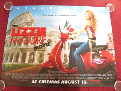 THE LIZZIE MCGUIRE MOVIE UK QUAD ROLLED POSTER DISNEY HILARY DUFF 2003