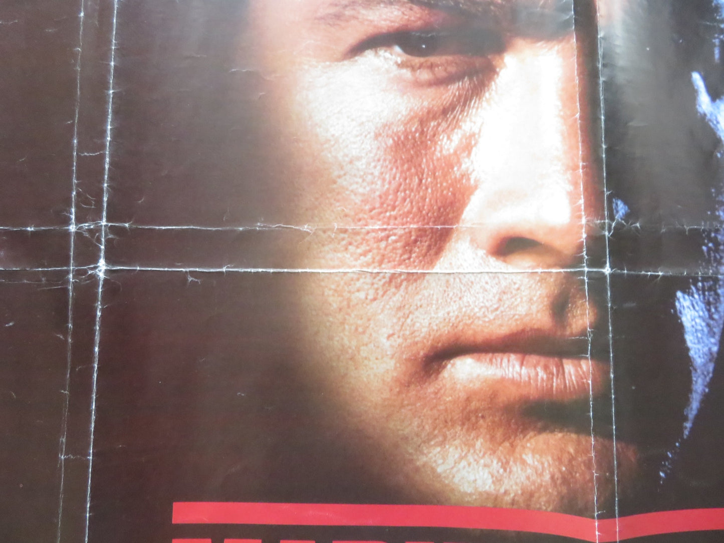 MARKED FOR DEATH UK QUAD ROLLED POSTER STEVEN SEAGAL BASIL WALLACE 1990