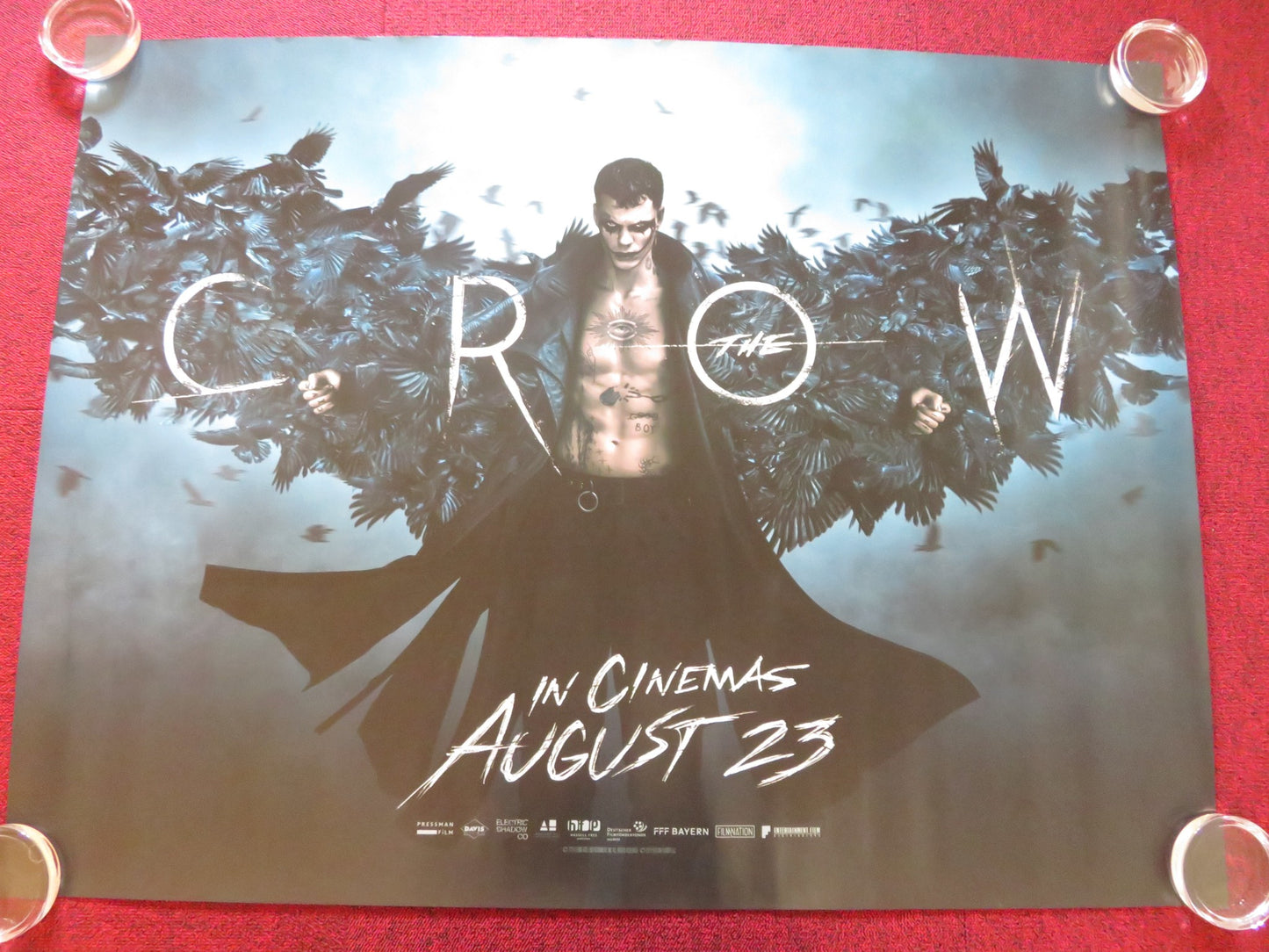 THE CROW UK QUAD ROLLED POSTER BILL SKARSGARD FKA TWIGS DANNY HUSTON 2024