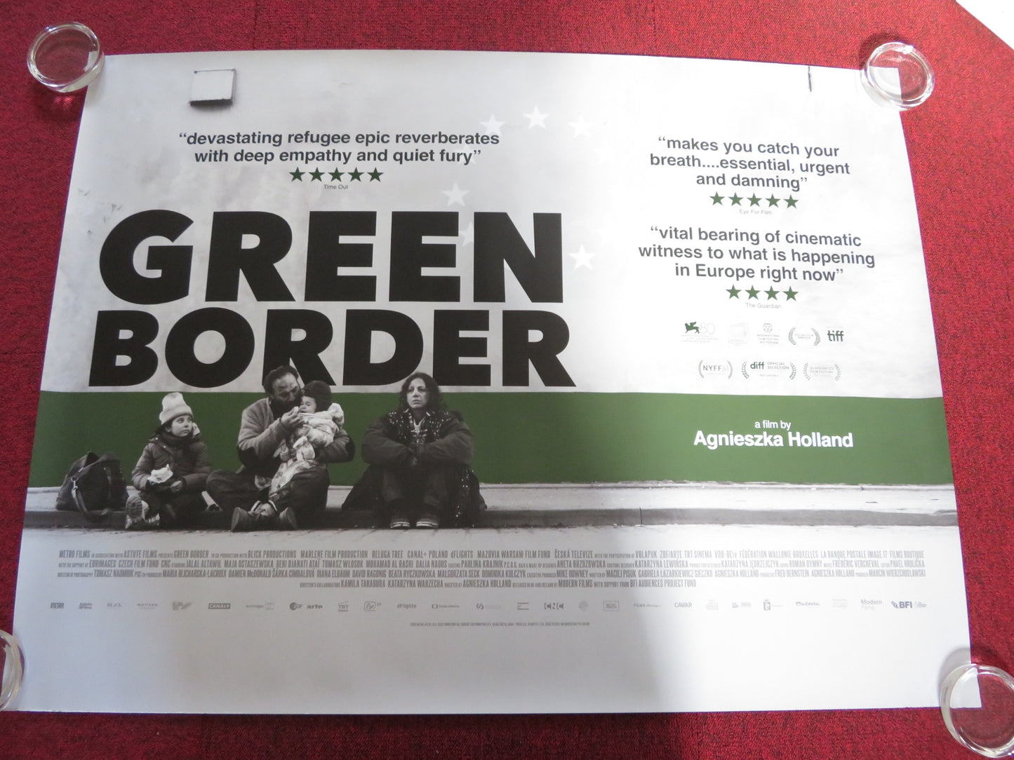 GREEN BORDER UK QUAD ROLLED POSTER JALAL ALTAWIL MAJA OSTASZEWSKA 2023