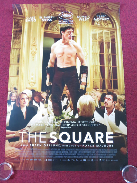 THE SQUARE US ONE SHEET ROLLED POSTER CLAES BANG ELISABETH MOSS 2017