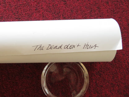 THE DEAD DON'T HURT UK QUAD ROLLED POSTER VIGGO MORTENSEN VICKI KRIEPS 2023