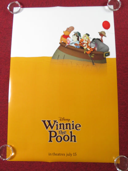 WINNIE THE POOH US ONE SHEET ROLLED POSTER DISNEY JOHN CLEESE JIM CUMMINGS 2011