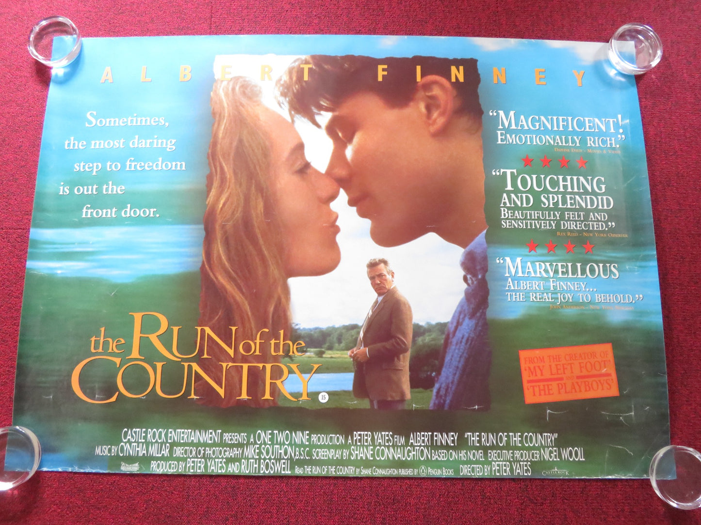 THE RUN OF THE COUNTRY UK QUAD ROLLED POSTER ALBERT FINNEY MATT KEESLAR 1995