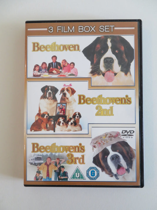 BEETHOVEN, BEETHOVEN'S 2ND, + 3RD 3 FILM BOX SET (DVD) C. GRODIN 1992 REGION 2