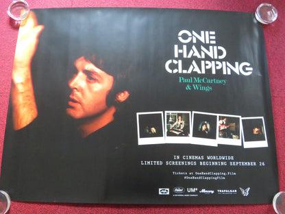 ONE HAND CLAPPING UK QUAD ROLLED POSTER PAUL MCCARTNEY WINGS 2024