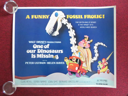 ONE OF OUR DINOSAURS IS MISSING US HALF SHEET (22"x 28") POSTER DISNEY 1975