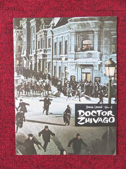 DR ZHIVAGO UNCUT PRESS BOOK OMAR SHARIF JULIE CHRISTIE 1965