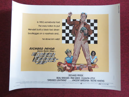 GREASED LIGHTNING US HALF SHEET (22"x 28") POSTER RICHARD PRYOR B. BRIDGES 1977