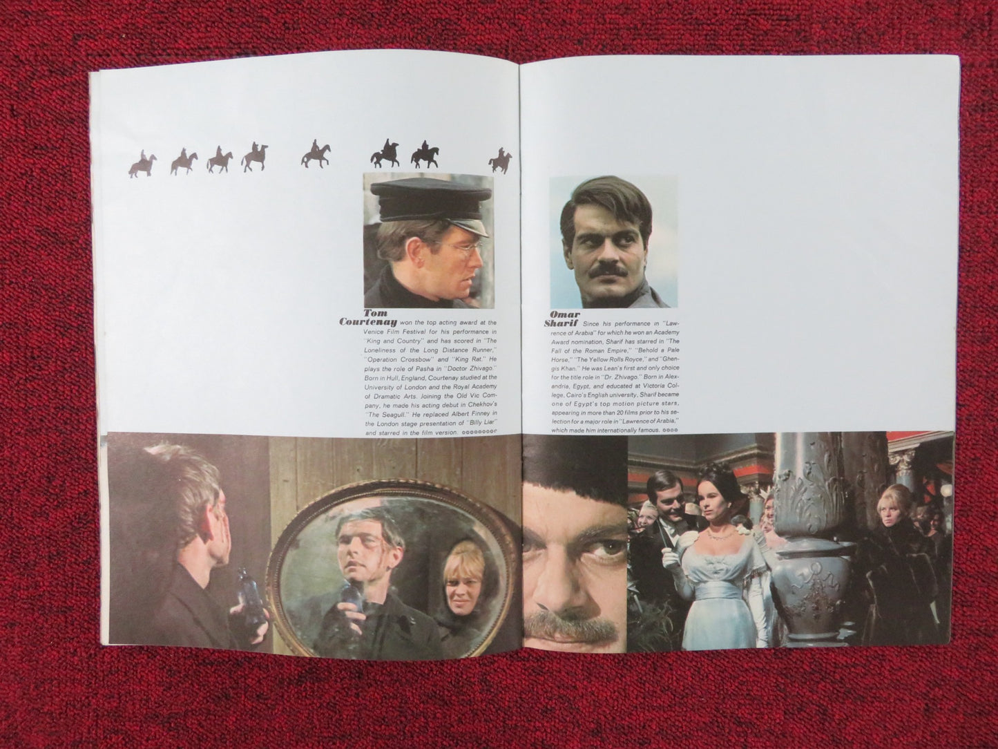 DR ZHIVAGO UNCUT PRESS BOOK OMAR SHARIF JULIE CHRISTIE 1965