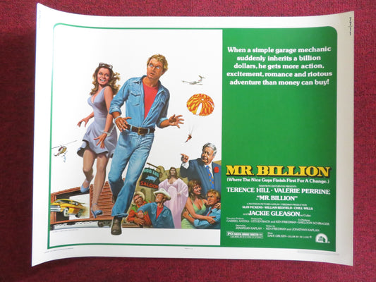 MR. BILLION US HALF SHEET (22"x 28") POSTER TERENCE HILL VALERIE PERRINE 1977