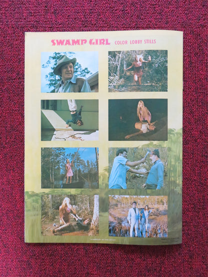 SWAMP GIRL UNCUT PRESS BOOK FERLIN HUSKY CLAUDE KING 1971