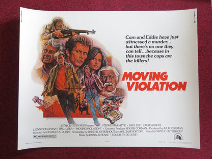 MOVING VIOLATION - STYLE B US HALF SHEET (22"x 28") POSTER STEPHEN MCHATTIE 1977