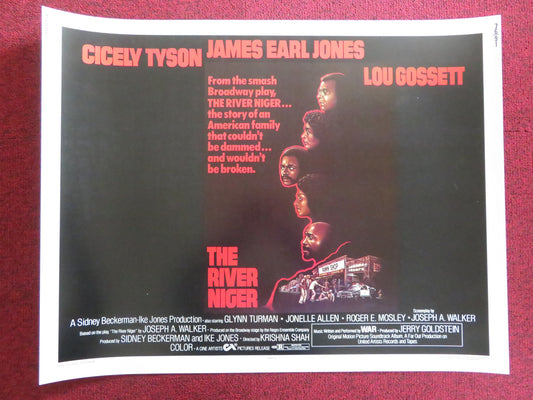 THE RIVER NIGER US HALF SHEET (22"x 28") POSTER JAMES EARL JONES C. TYSON 1976