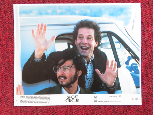 SHORT CIRCUIT - 6 LOBBY CARD STEVE GUTTENBERG ALLY SHEEDY 1986