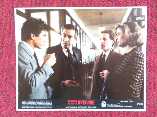 SOMEONE TO WATCH OVER ME -  1 LOBBY CARD TOM BERENGER MIMI ROGERS 1987