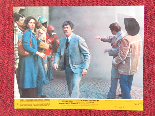 TELEFON -  4 LOBBY CARD CHARLES BRONSON LEE REMICK DONALD PLEASENCE 1977