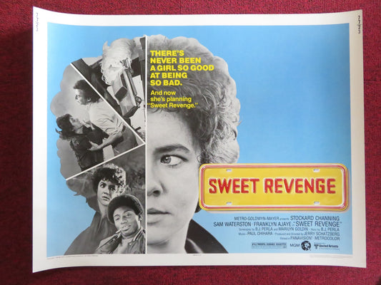 SWEET REVENGE US HALF SHEET (22"x 28") POSTER STOCKARD CHANNING  WATERSTON 1977