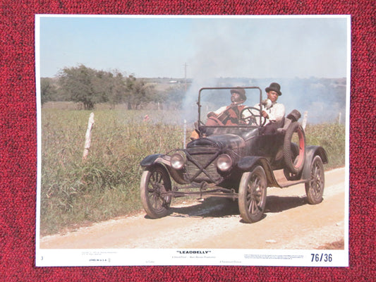 LEADBELLY -  3 LOBBY CARD ROGER E. MOSLEY JAMES BRODHEAD 1976