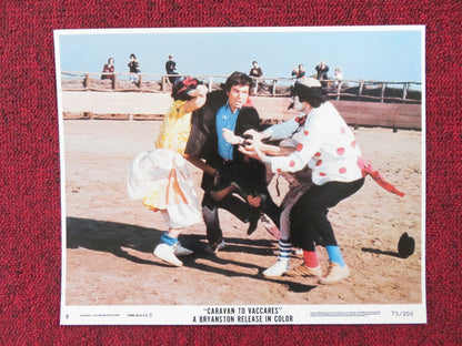 CARAVAN TO VACCARES -  8 LOBBY CARD DAVID BIRNEY CHARLOTTE RAMPLING 1975