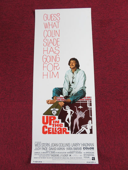 UP IN THE CELLAR US INSERT POSTER WAS STERN JOAN COLLINS 1970