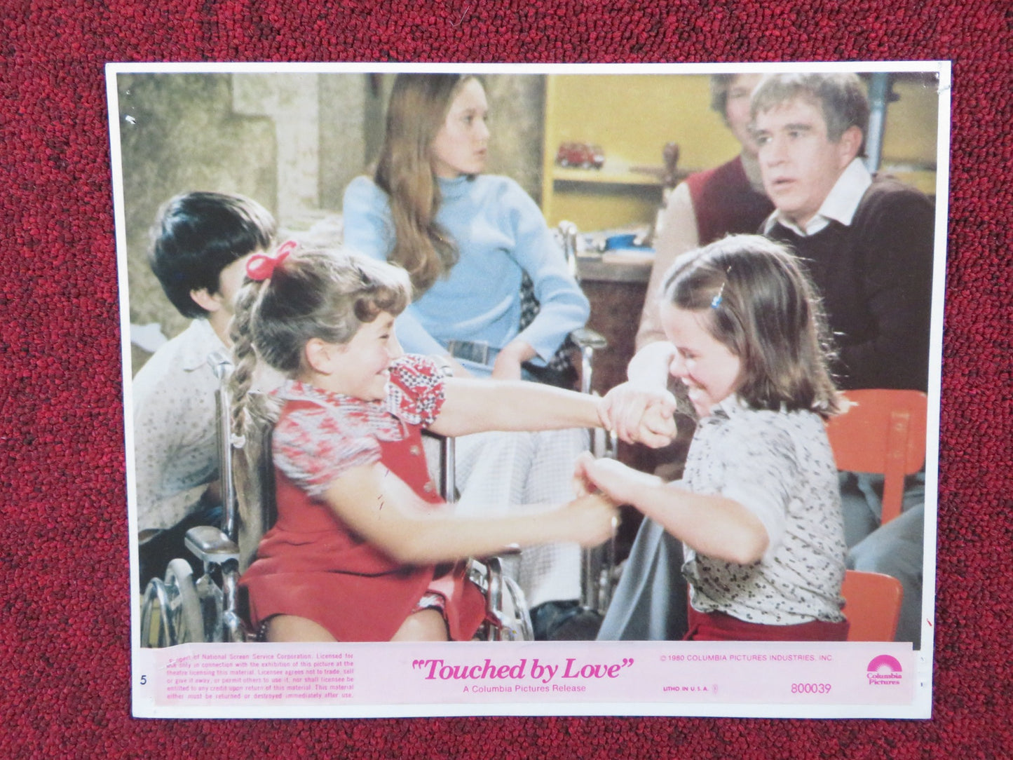 TOUCHED BY LOVE - 5 LOBBY CARD DEBORAH RAFFIN DIANE LANE 1980