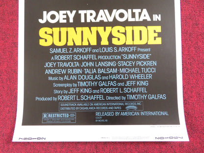 SUNNYSIDE US INSERT POSTER JOEY TRAVOLTA STACEY PICKREN 1979