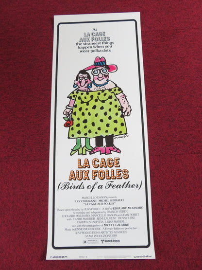 LA CAGE AUX FOLLES - STYLE B US INSERT POSTER UGO TOGNAZZI MICHEL SERRAULT 1979