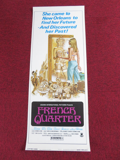 FRENCH QUARTER US INSERT POSTER VIRGINA MAYO BRUCE DAVISON 1977