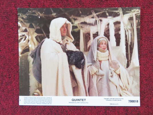 QUINTET - 8 LOBBY CARD PAUL NEWMAN VITTORIO GASSMAN 1979