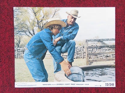 RAGE - 5 LOBBY CARD GEORGE C. SCOTT MARTIN SHEEN 1972