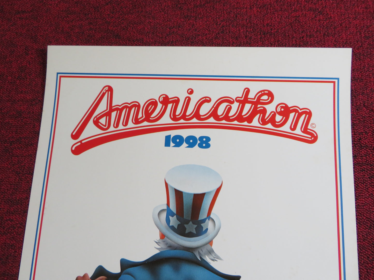 AMERICATHON US INSERT POSTER HARVEY KORMAN FRED WILLARD 1979