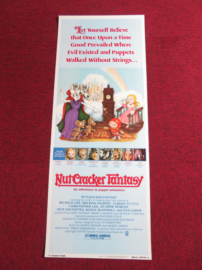 NUTCRACKER FANTASY US INSERT POSTER CHRISTOPHER LEE MELISSA GILBERT 1979