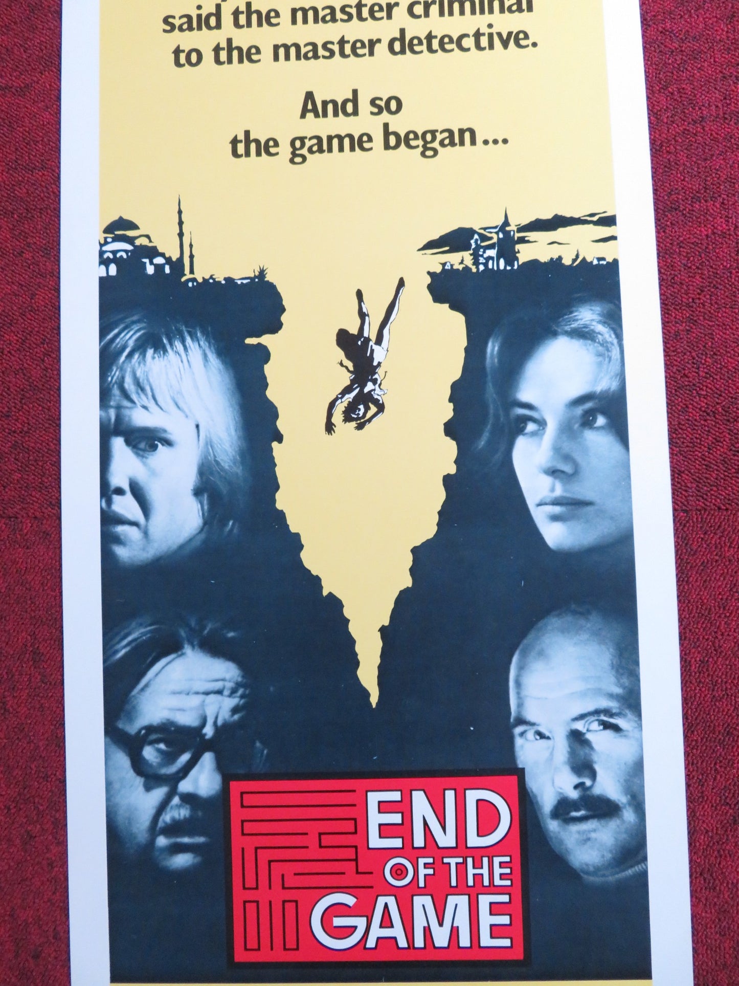 END OF THE GAME US INSERT POSTER JON VOIGH JACQUELINE BISSET 1976