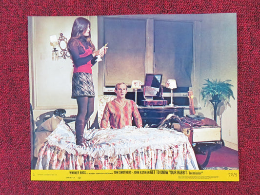 GET TO KNOW YOUR RABBIT - 1 LOBBY CARD TOM SMOTHERS JOHN ASTIN 1972