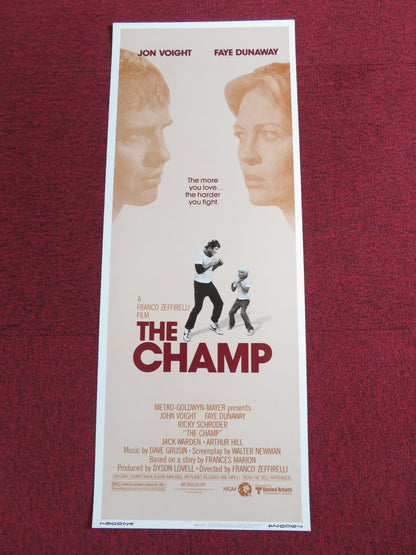 THE CHAMP US INSERT POSTER JON VOIGHT FAYE DUNAWAY 1979