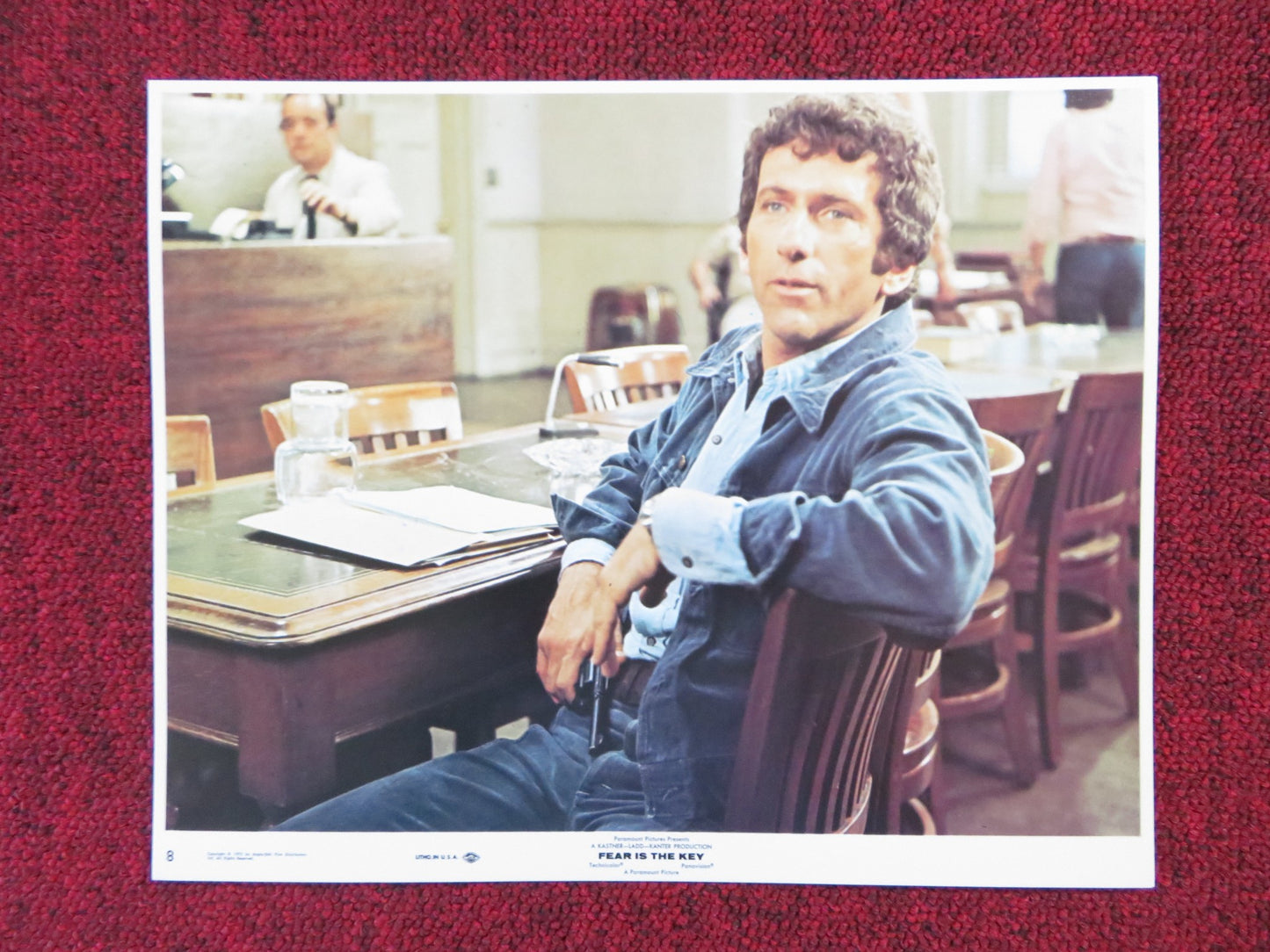 FEAR IS THE KEY - 8 LOBBY CARD BARRY NEWMAN SUZY KENDALL 1972