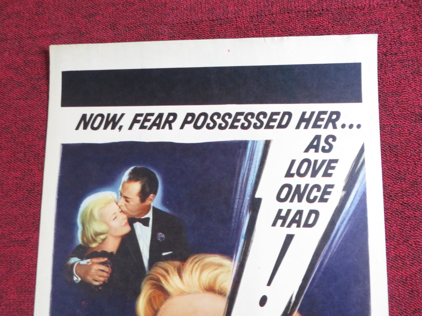 MIDNIGHT LACE US INSERT POSTER DORIS DAY REX HARRISON 1960