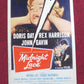 MIDNIGHT LACE US INSERT POSTER DORIS DAY REX HARRISON 1960