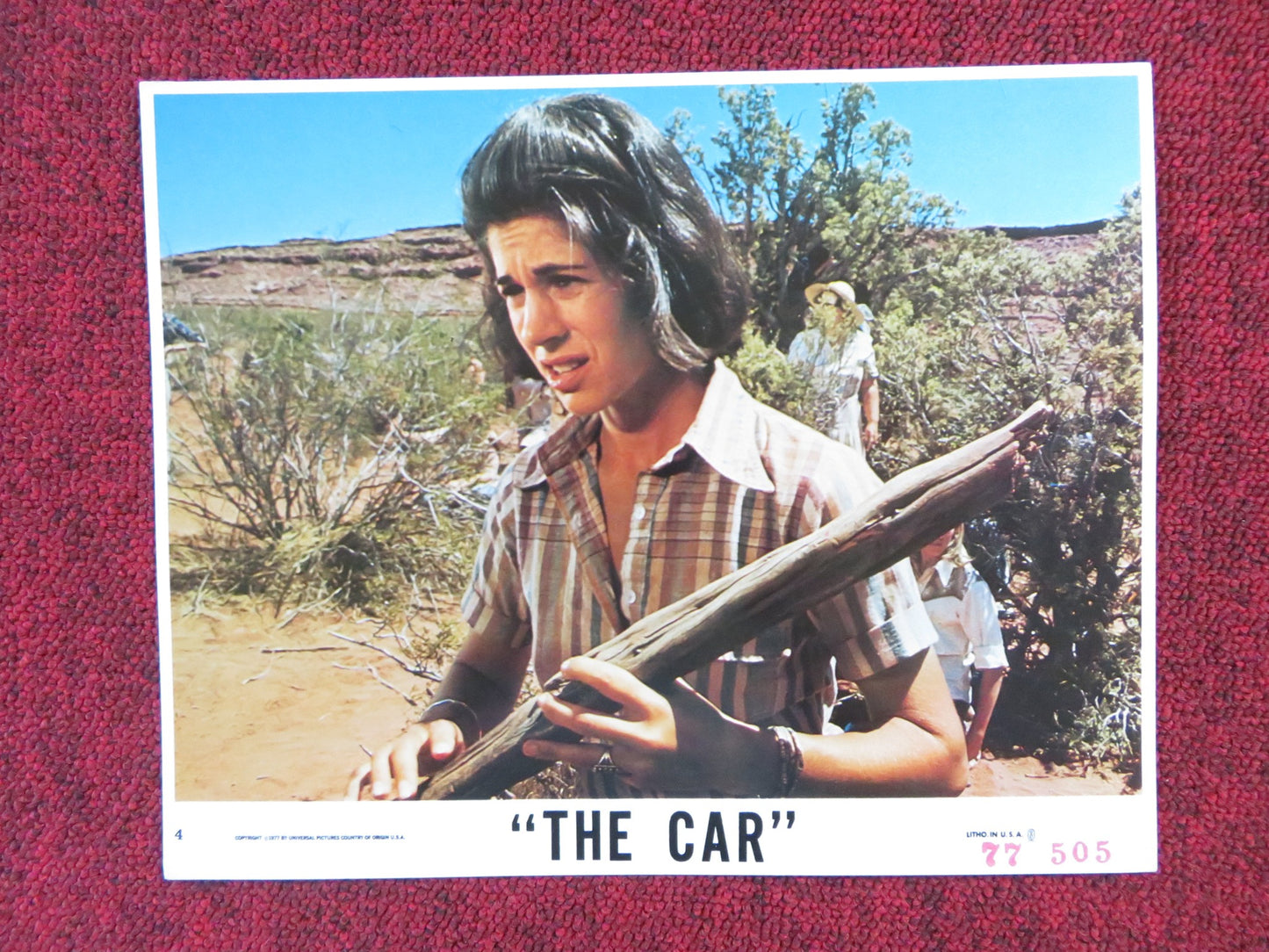 THE CAR - 4 LOBBY CARD JAMES BROLIN KATHLEEN LLOYD 1977