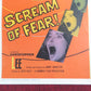 SCREAM OF FEAR US INSERT POSTER SUSAN STRASBERG RONALD LEWIS 1961