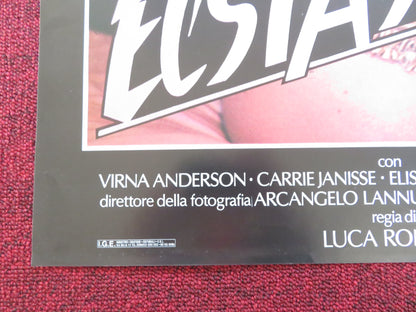 ECSTASY - D ITALIAN FOTOBUSTA POSTER MOANA POZZI VIRNA ANDERSON 1989