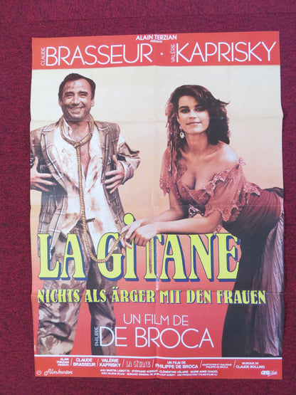 LA GITANE GERMAN A1 POSTER FOLDED CLAUDE BRASSEUR VALERIE KAPRISKY 1987