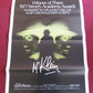 MR. KLEIN US TRI FOLDED ONE SHEET ROLLED POSTER JEANNE MOREAU JULIET BERTO 1977