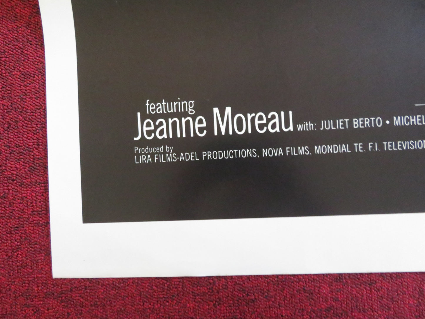 MR. KLEIN US TRI FOLDED ONE SHEET ROLLED POSTER JEANNE MOREAU JULIET BERTO 1977