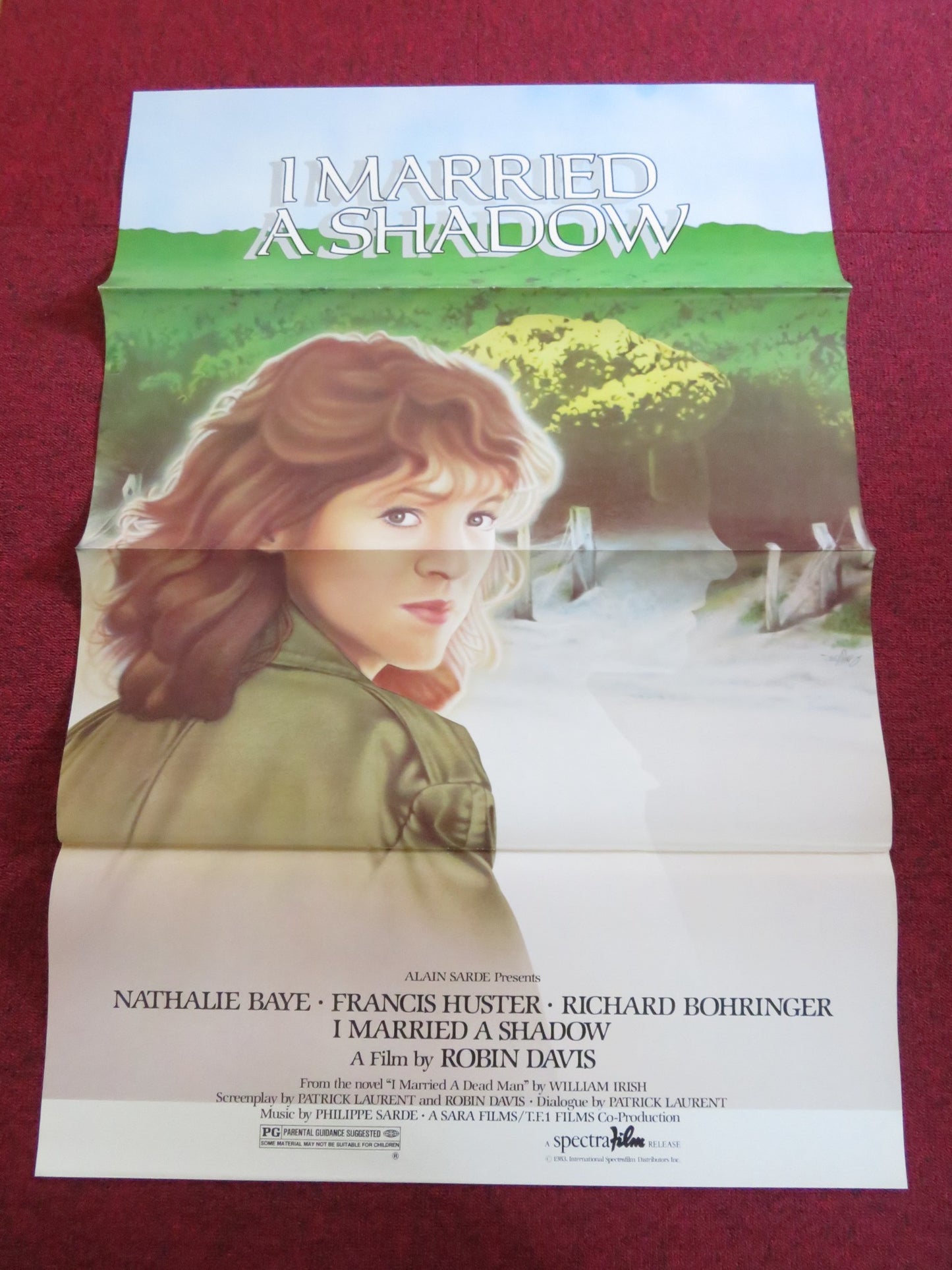 I MARRIED A SHADOW US TRI FOLDED ONE SHEET ROLLED POSTER NATHALIE BAYE 1983