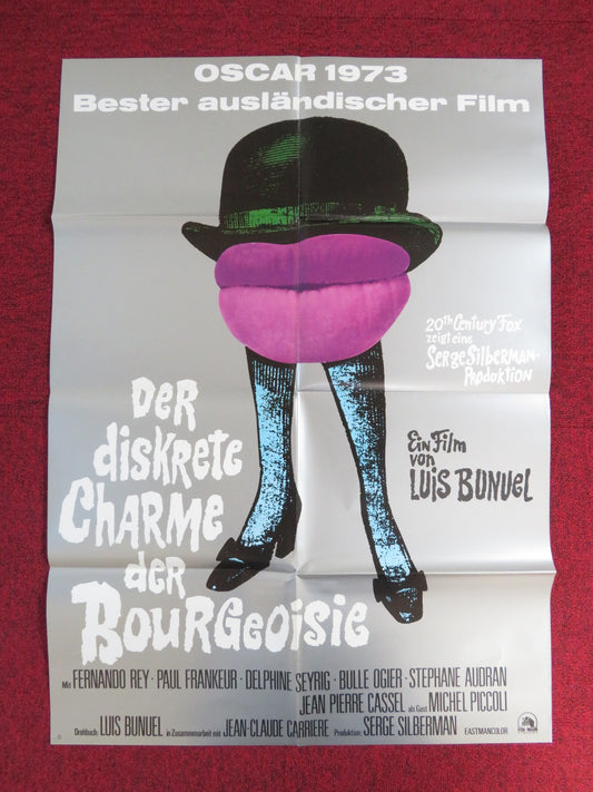 THE DISCREET CHARM OF THE BOURGEOISIE GERMAN A1 POSTER FOLDED FERNANDO REY 1973