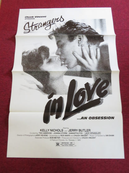 IN LOVE US TRI FOLDED ONE SHEET ROLLED POSTER KELLY NICHOLS JERRY BUTLER 1983