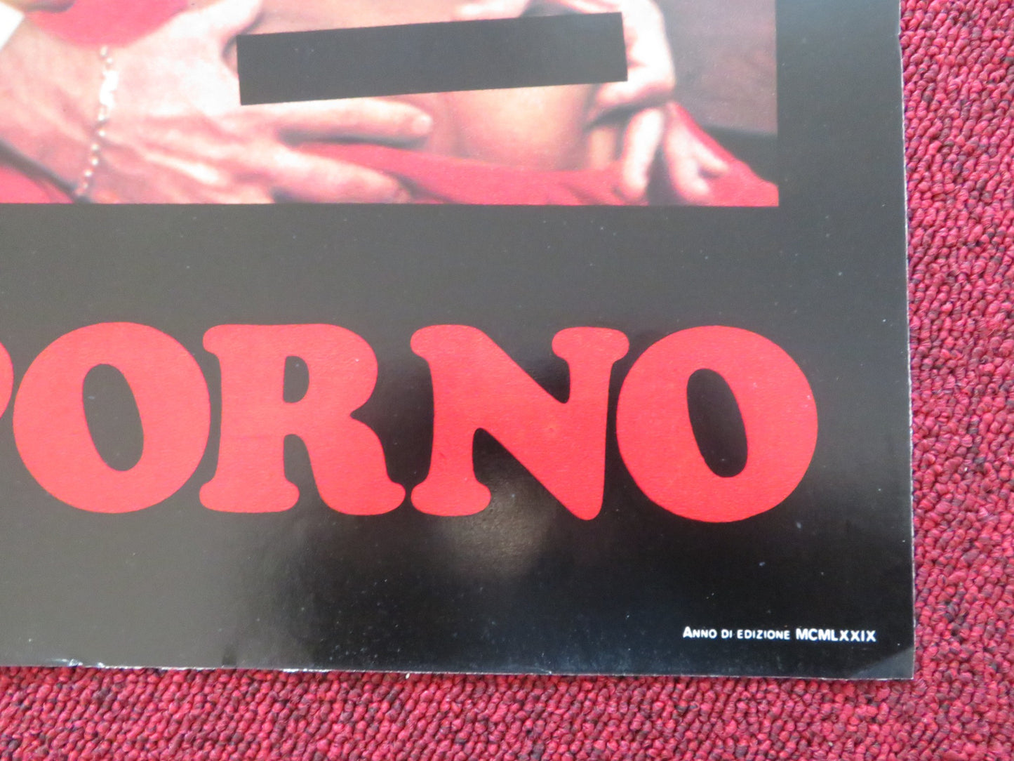 PROFONDO PORNO - D ITALIAN FOTOBUSTA POSTER ANGELIQUE BERNARD AXEL BERGER 1977